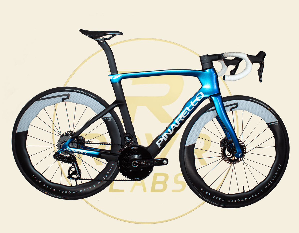 Vélo de route Pinarello sur mesure composé avec ROVR Labs