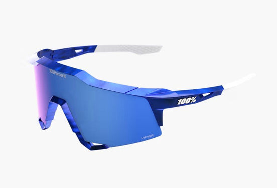 100% Speedcraft - Red Bull Bora Hansgrohe - Gloss Blue fietsbril bij ROVR Bikes Dendermonde