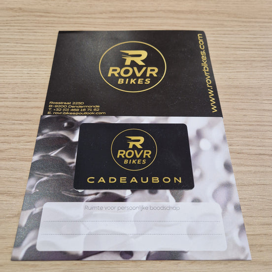 Cadeaubon ROVR Bikes bij ROVR Bikes Dendermonde