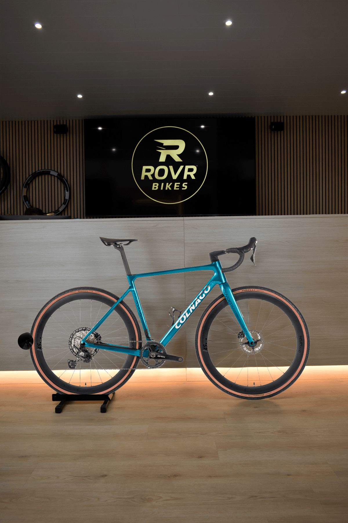 Colnago G4-X ICBL Blue gravelbike bij ROVR Bikes Dendermonde