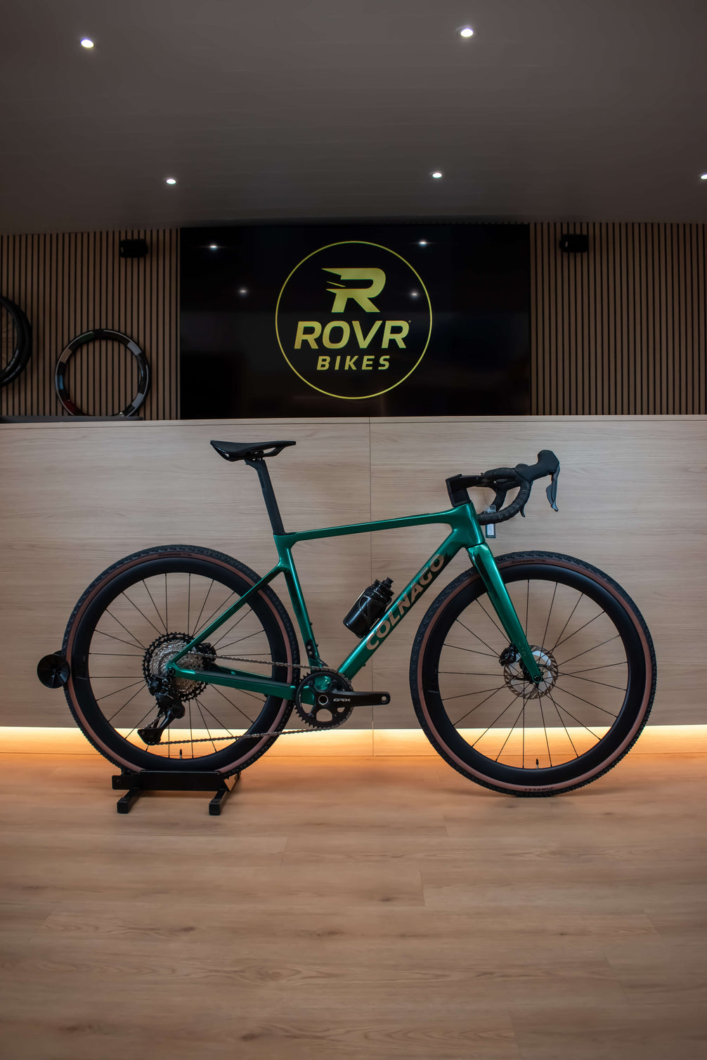 Gravel Colnago G4-X PIGR Green chez ROVR Bikes Dendermonde