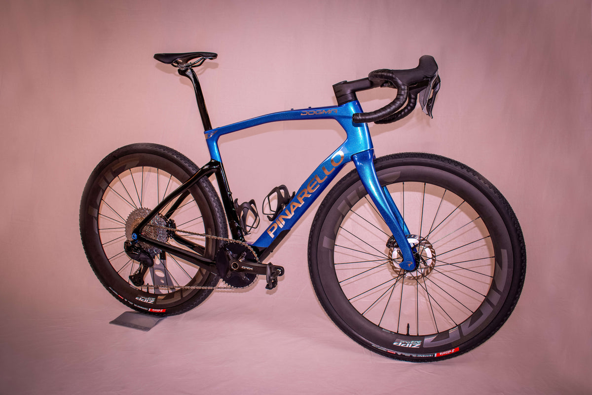 Custom gravel bike built with ROVR Labs