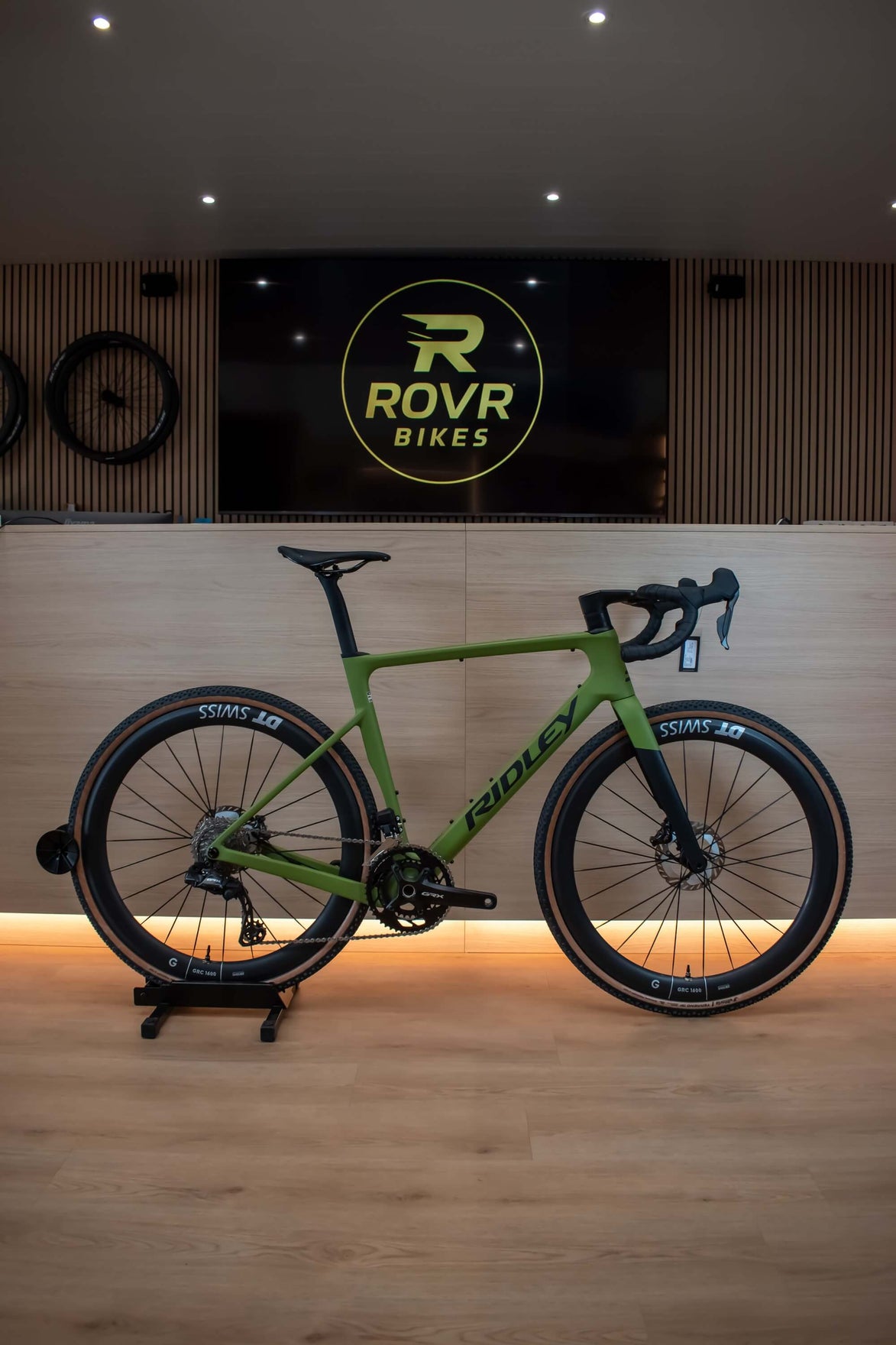 Ridley Astr RS Crocodile Green Medium 2026 VÉLO DE DÉMONSTRATION