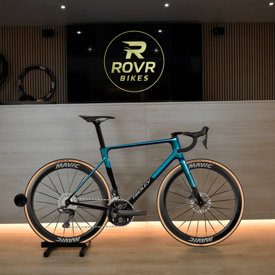 Ridley Falcn RS2.0 UD Carbon/Peacock Green 3 bij ROVR Bikes Dendermonde