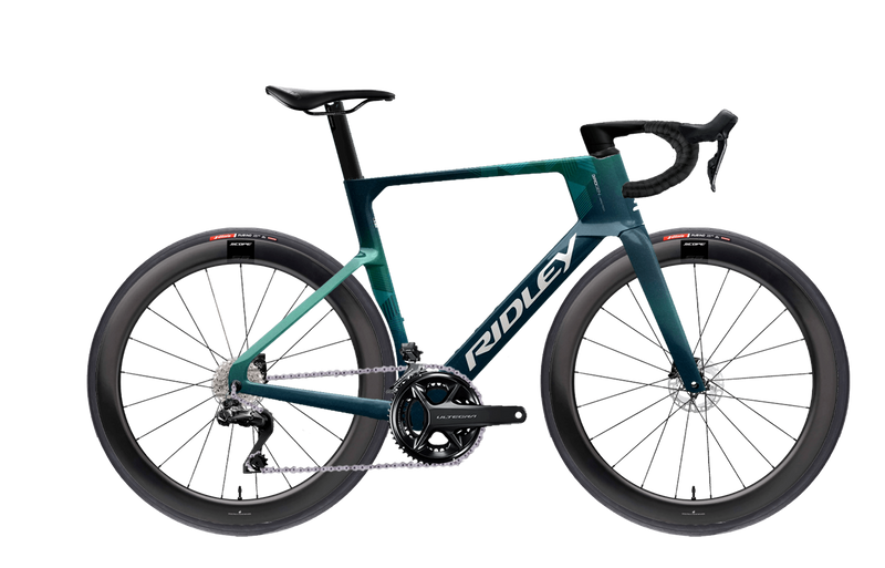 Vélo de route Ridley composé via le customizer ROVR Labs