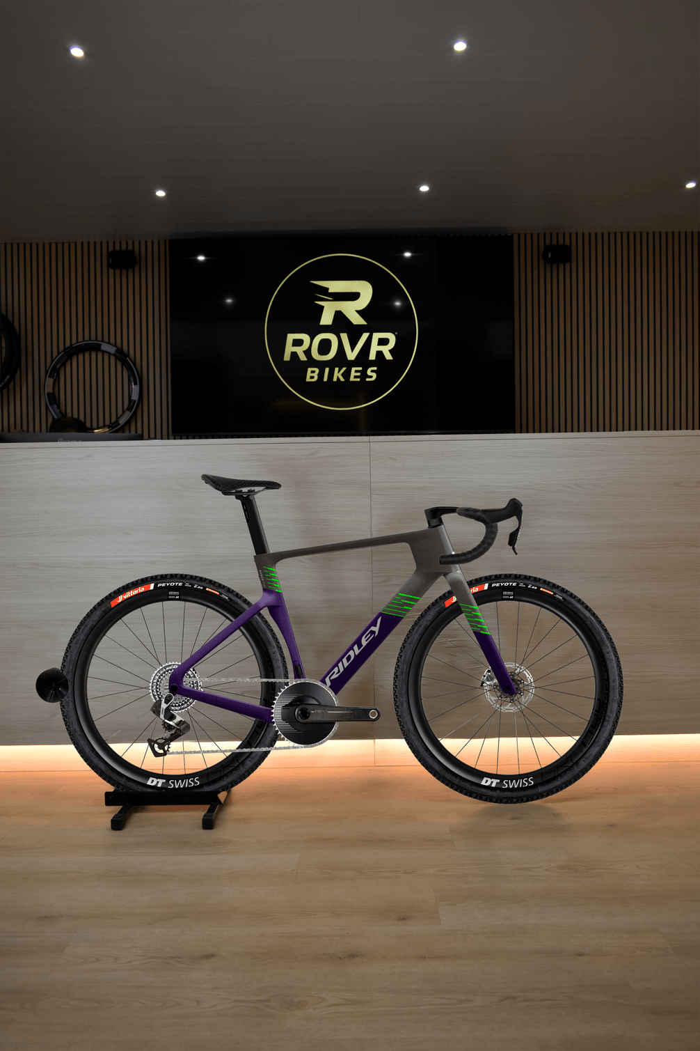 Ridley Kanzo Fast 2.0 Grey/Purple/Green 2 chez ROVR Bikes Dendermonde