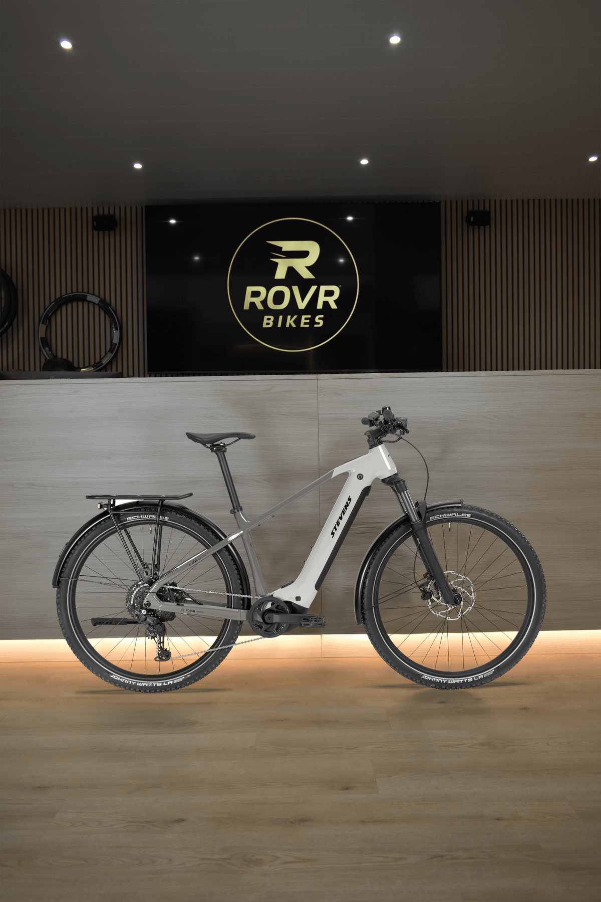 stevens e-juke 6.6.1 feq london grey bij ROVR Bikes Dendermonde