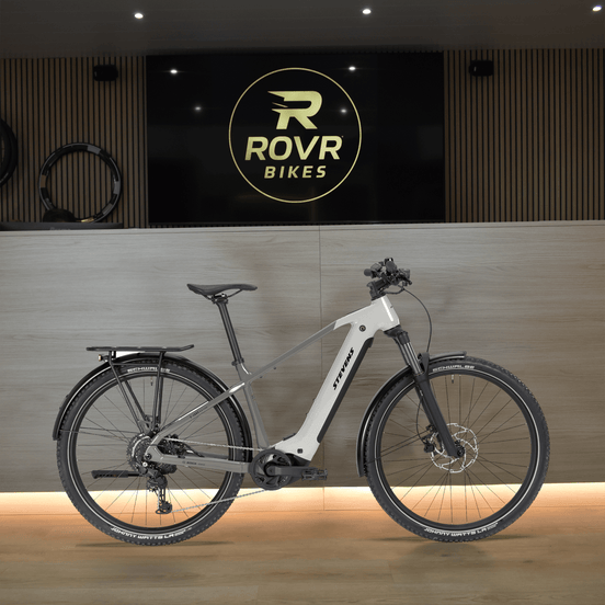 Stevens e-juke 6.6.1 feq london grey bij ROVR Bikes Dendermonde