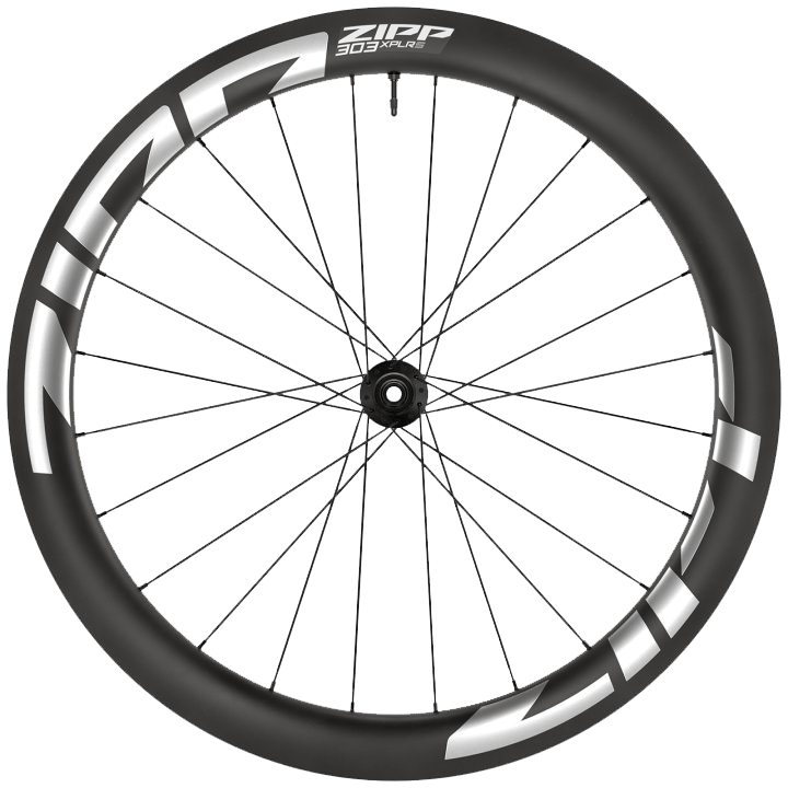 Zipp 303 XPLR S Disc Carbon white wielset bij ROVR Bikes Dendermonde