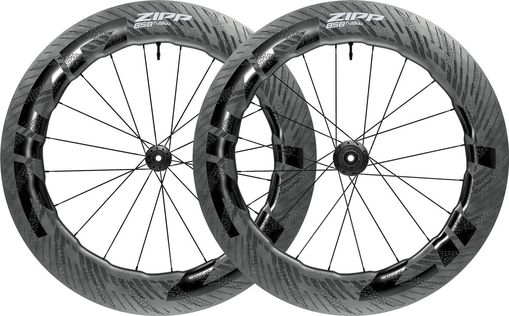 Paire de roues Zipp 858 NSW Disc chez ROVR Bikes Dendermonde